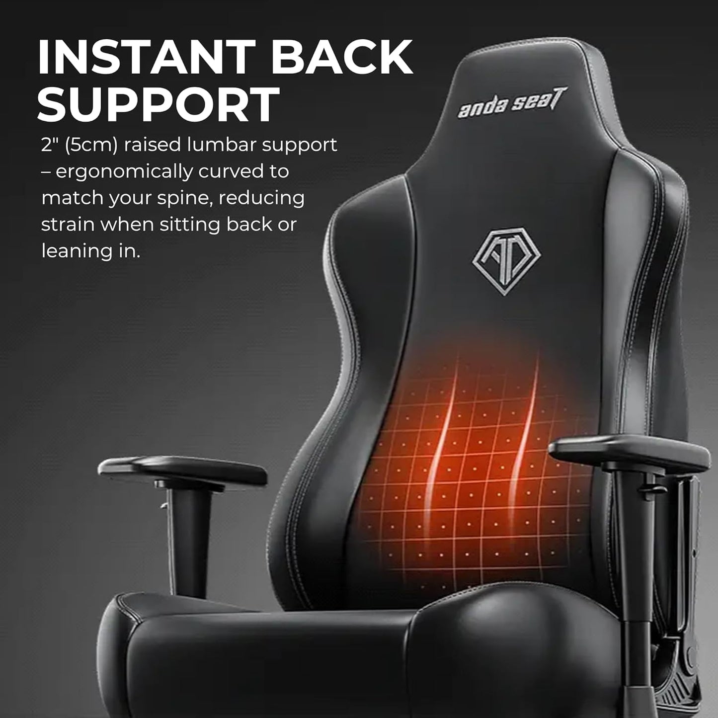 Anda Seat Novis Gaming Chair for Adults -XL Reclining Video Game Chairs, Linen Fabric Ergonomic Office Chair, Heavy Duty Back Lumbar Support - Gray Fabric Computer Chairs for Home & Work