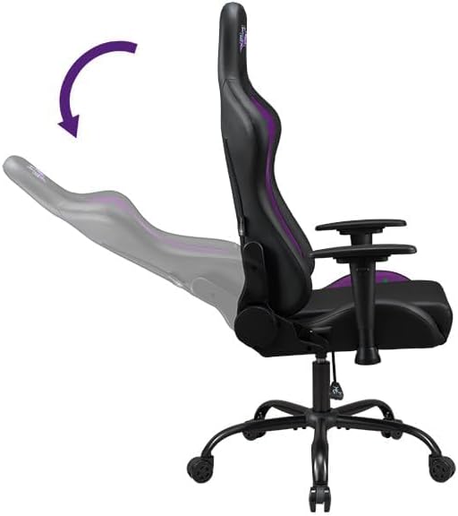 Joker - Gaming Chair or Office Chair, Adult Gamer Chair, Comfortable seat, Integrated headrest, Adjustable armrests and Height, Ergonomic backrest - Black