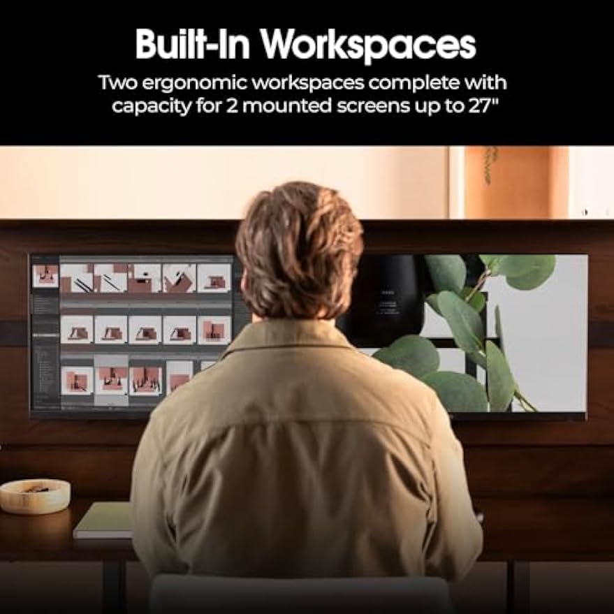 Transformer Table to Desk – Expandable Dining Table to Computer Desk, Work-from-Home Office Desk, Gaming Desk, Study Desk, Space-Saving Adjustable Furniture (1 Unit)