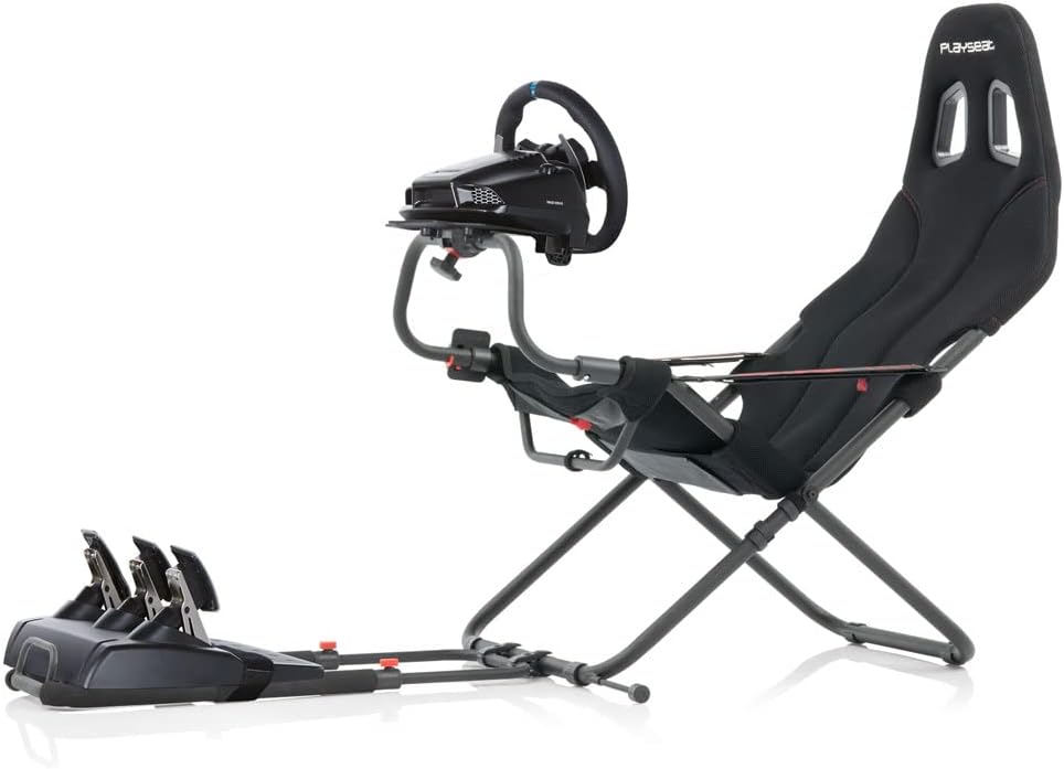 Playseat Challenge Racing Simulator Cockpit | Foldable & Adjustable | for High Performance Sim Racing | Compact & Flexible | Supports All Steering Wheels & Pedals | for PC and Console