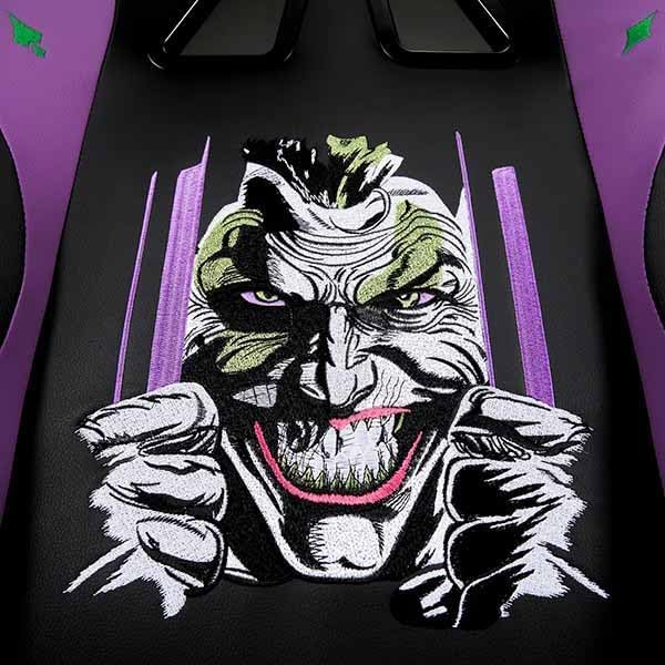 Joker - Gaming Chair or Office Chair, Adult Gamer Chair, Comfortable seat, Integrated headrest, Adjustable armrests and Height, Ergonomic backrest - Black