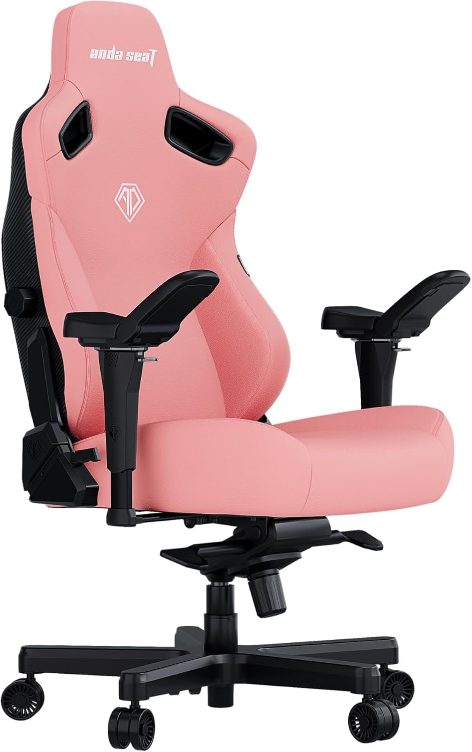 Anda Seat Kaiser 3 XL Gaming Chairs for Adults - Ergonomic Black PVC Leather Gaming Chair with Lumbar Support, Comfortable Office Seat with Neck Support - Heavy Duty Wide Gamer Seat