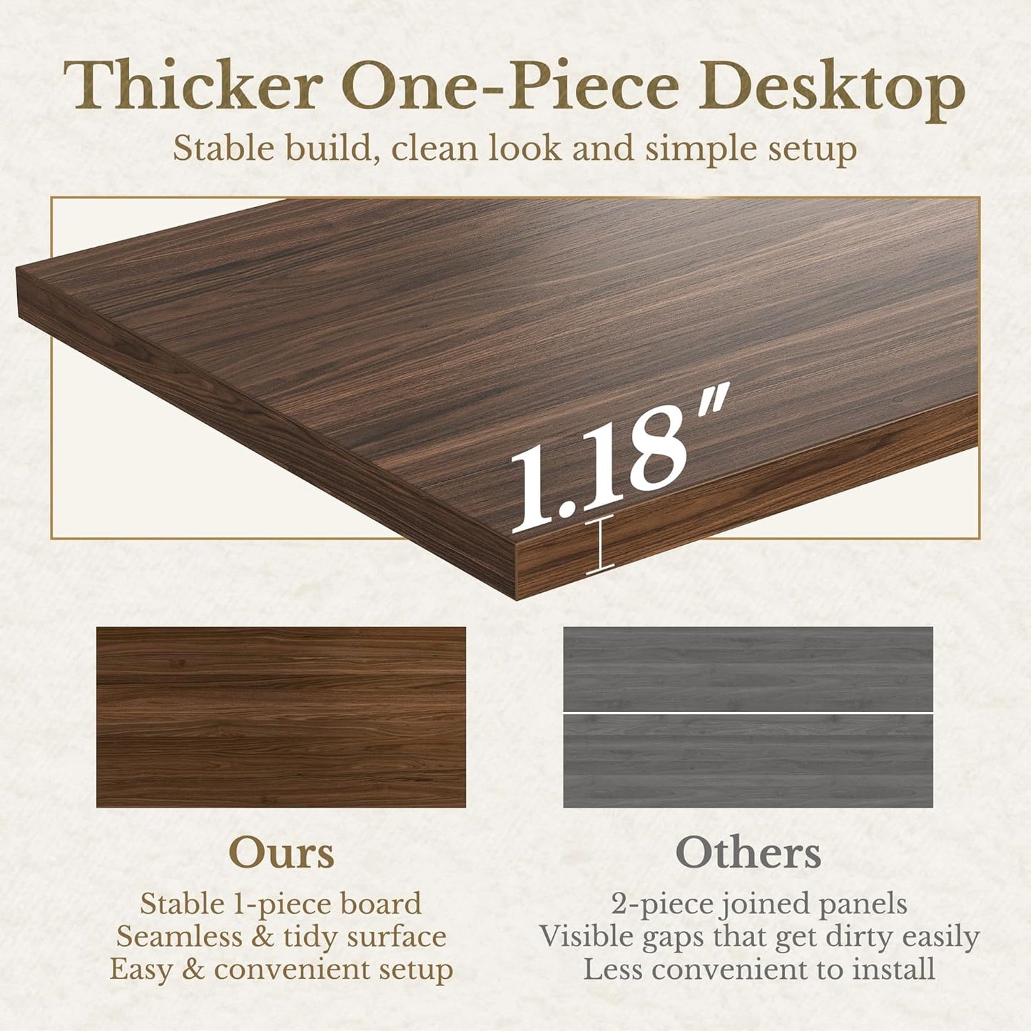Height Adjustable Electric Standing Desk, 67 x 24 Inches Sit Stand up Desk with 2 File Cabinets, AC/USB, 1.18" Desktop, Fluted L Shaped Computer Desk for Home and Office, Black Walnut